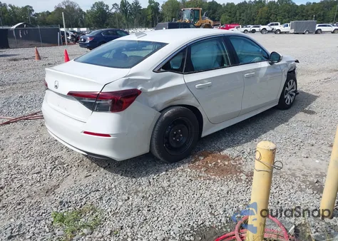 2025 Honda Civic Lx z USA, uszkodzony, nr VIN 2HGFE2F2XSH586089